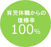 育児休職からの復帰率