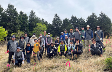 丹沢の植樹活動（2024年4月20日）