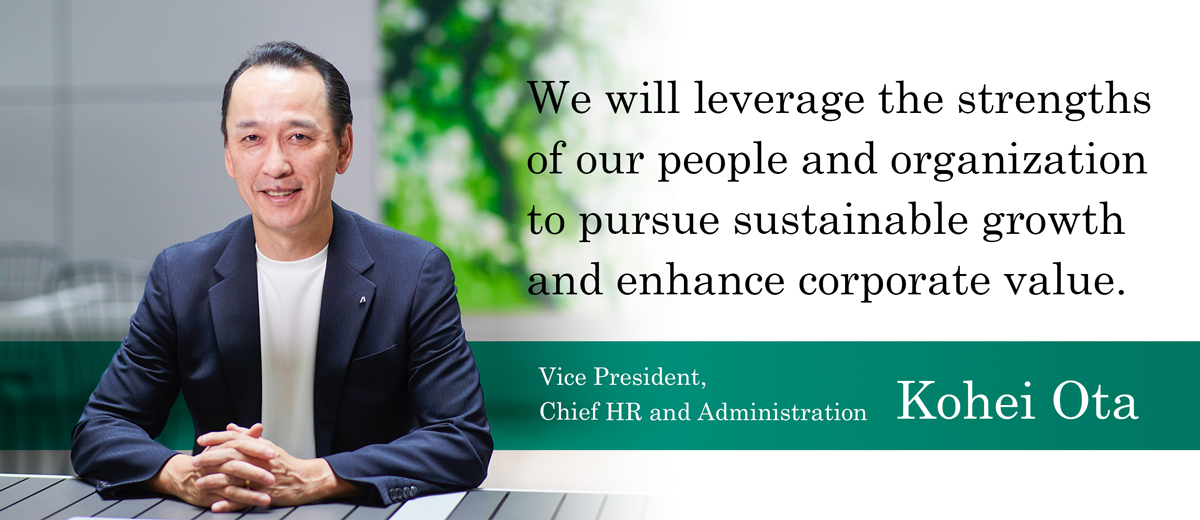 Vice President, Chief HR and Administration Kohei Ota