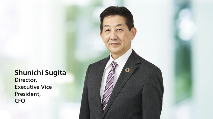 Shunichi Sugita  Director, Executive Vice President, CFO