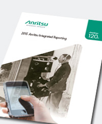Anritsu Integrated Reporting 2015