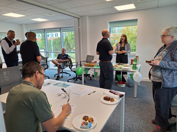 Macmillan Coffee Morning in Aid of Macmillan nurses (Anritsu EMEA Volunteer Day, United Kingdom)