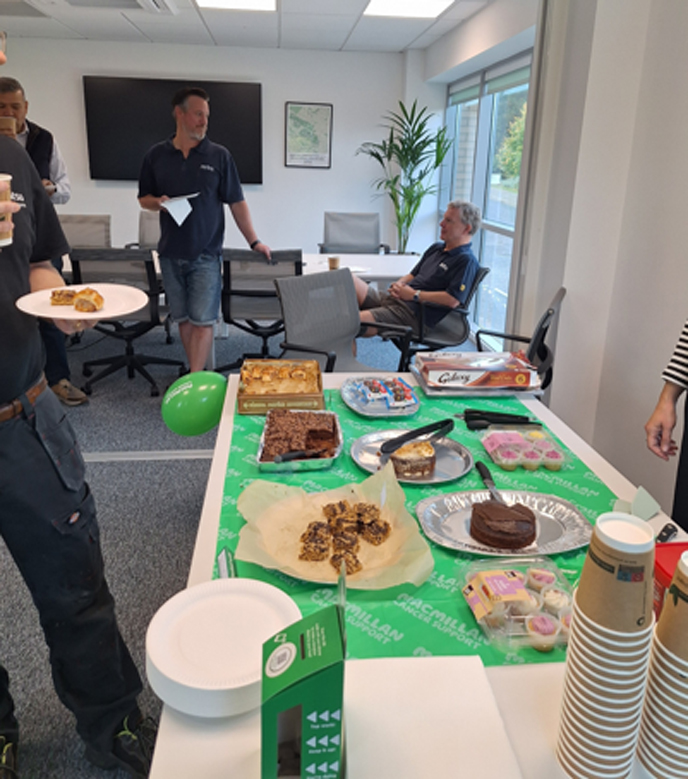 Macmillan Coffee Morning in Aid of Macmillan nurses (Anritsu EMEA Volunteer Day, United Kingdom)