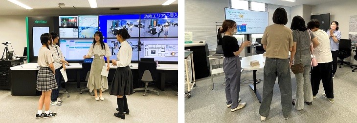 ローカル5Gの体験施設「アンリツ5Gラボ」で、さまざまな実験にトライ
