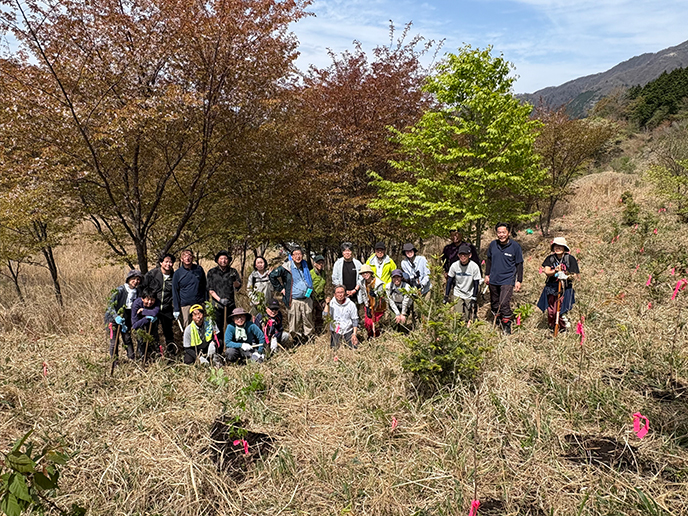 丹沢大山の植樹活動に参加しました 