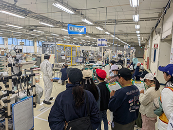 製造ライン見学