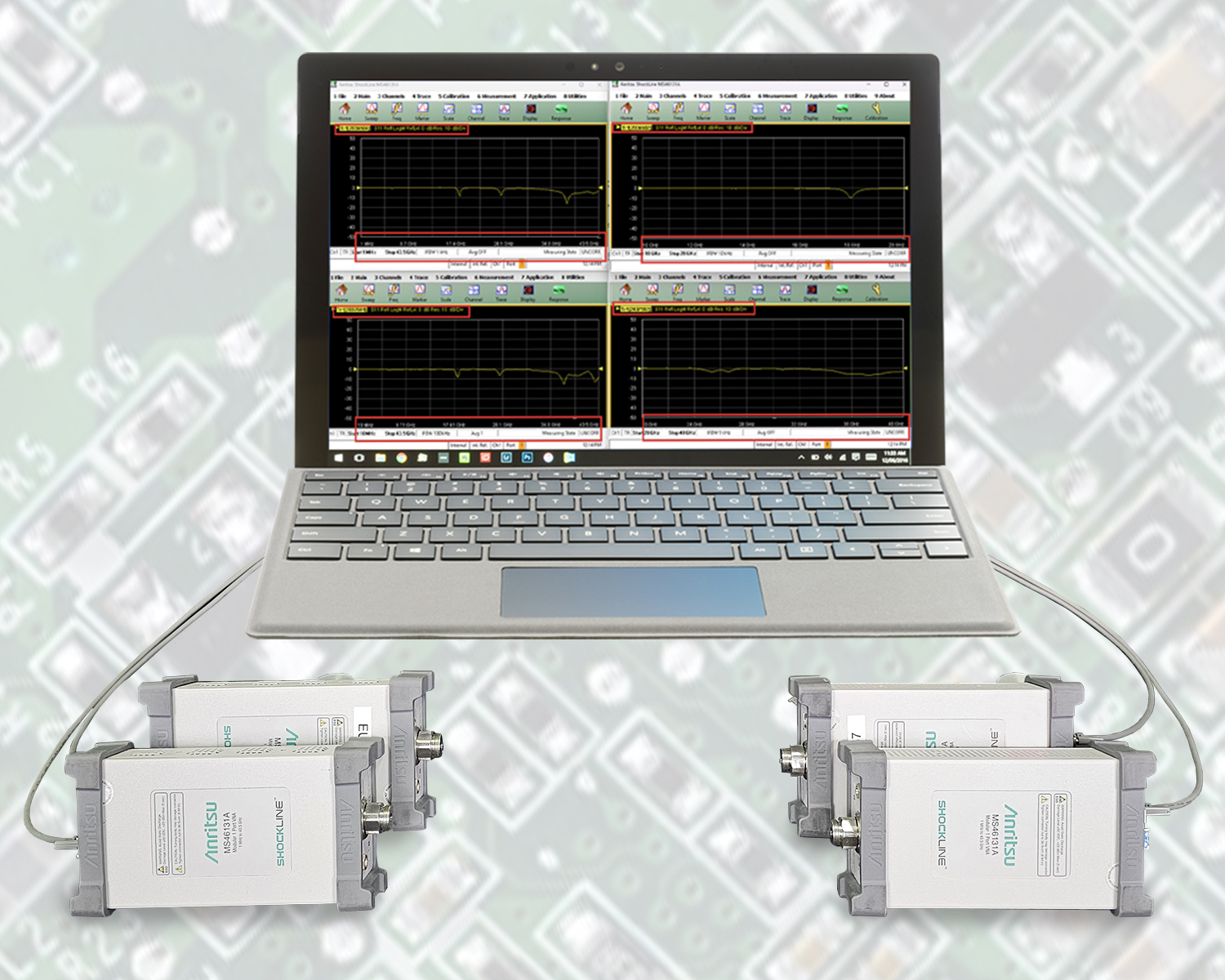 Anritsu Introduces Simultaneous Sweep on MS46131A VNAs, Enabling