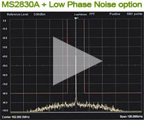 Low Phase Noise option performance comparison