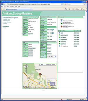 Anritsu Sweep Master, Captures Cable, Antenna, and PIM sweeps