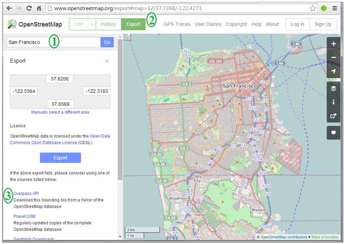 Mobile InterferenceHunter Downloading Maps