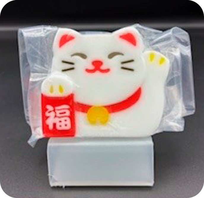 招き猫石鹸