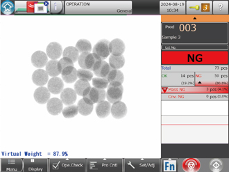 Relative Virtual Weight Inspection