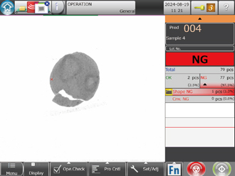Split shape Inspection