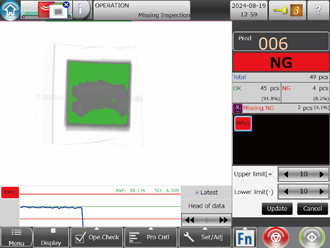 Detectable with the Quantity Inspection