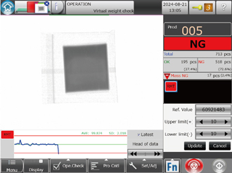 Detectable with Relative Virtual Weight Inspection