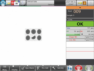Using Split Shape Inspection only