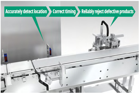 High-speed air-blast rejector