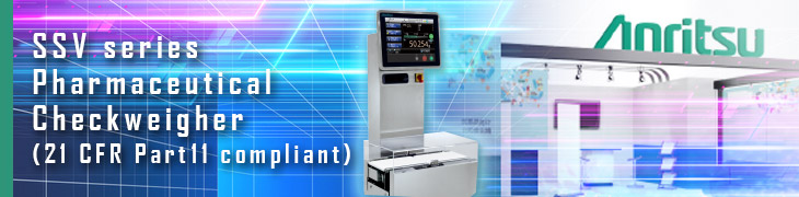 Banner image of SSV series Pharmaceutical Checkweigher (21 CFR Part 11 compliant)