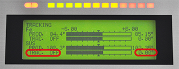 Fig. 4.2: Auto-tracking OFF