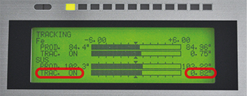 Fig. 4.3: Auto-tracking ON