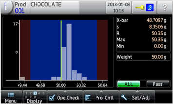 Fig. 1-1: Statistics display
