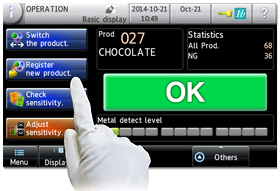Intuitive touch screen operation