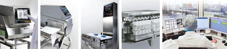 Images of Anritsu inpection machines and QUICCA