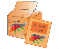 図3-3:ケース入りふりかけ