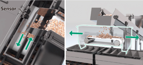 Automatic shuttle feeder