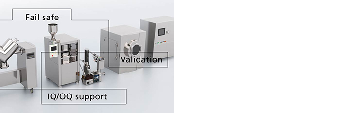Functions assisting each verification process such as IQ/OQ