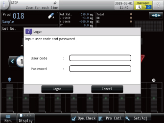 Eligibility Authorization (User Administration) Log on screen