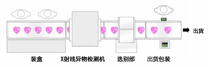 应用案例1: 盒装巧克力生产线的检测