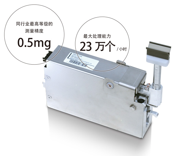 适用于高活性药剂的全数重量检查