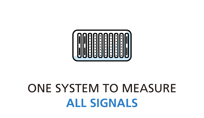 ONE SYSTEM TO MEASURE ALL SIGNALS