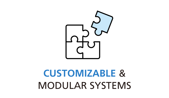 CUSTOMIZABLE & MODULAR SYSTEMS