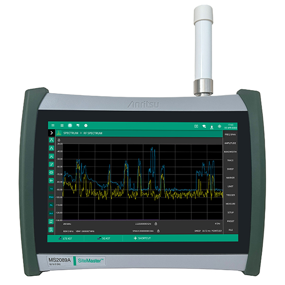 Multiband Dipole Antenna with Spectrum Analyzer