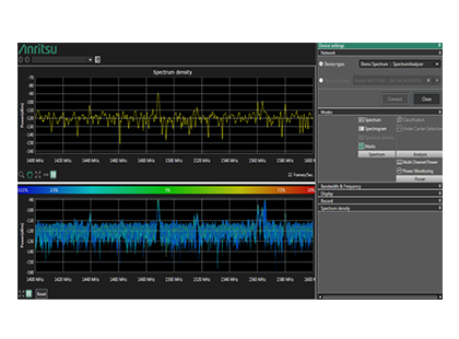 Remote Spectrum Monitor SpectraVision™ Software MX280010A