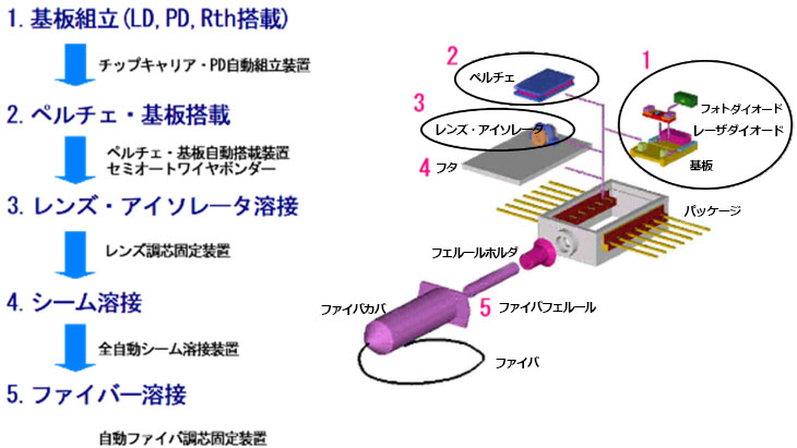 モジュール組立工程