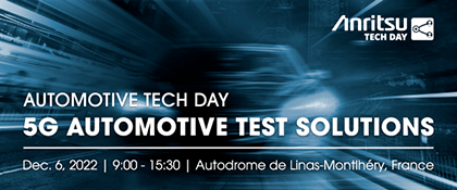 Anritsu Automotive Tech Day France