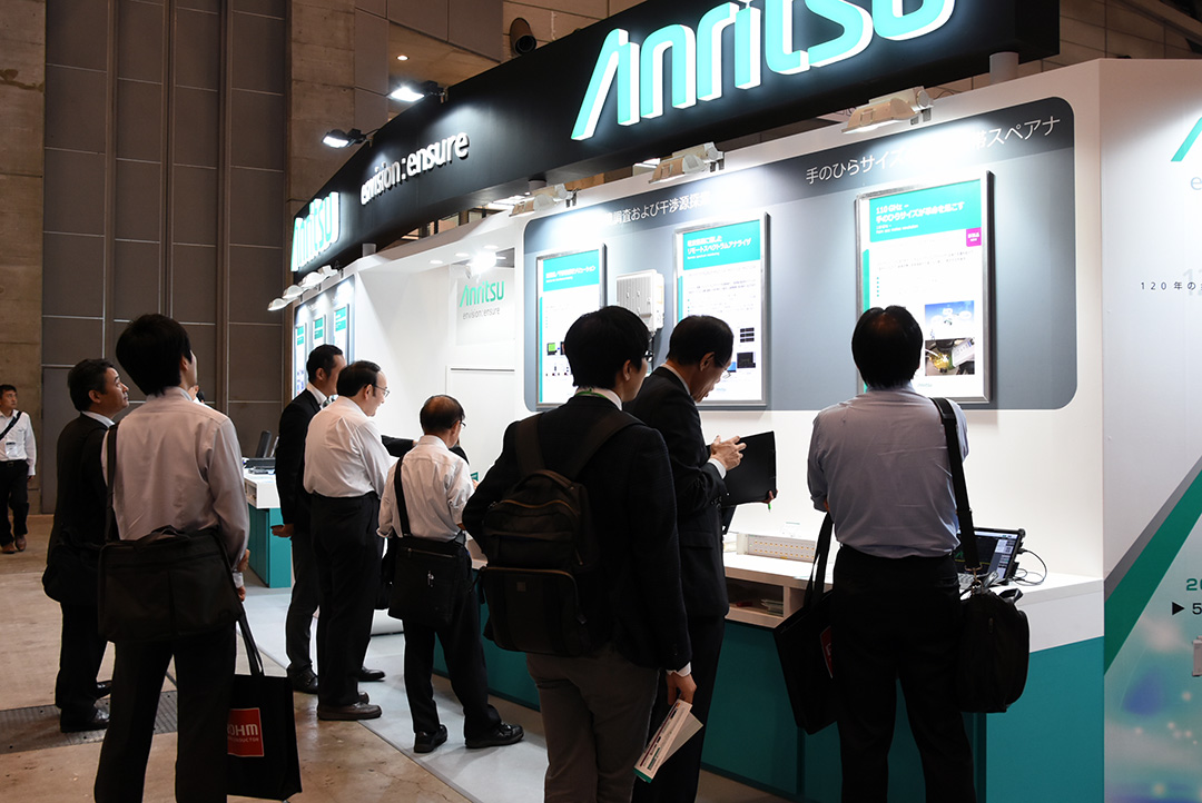 CEATEC JAPAN 2017 アンリツブースの様子