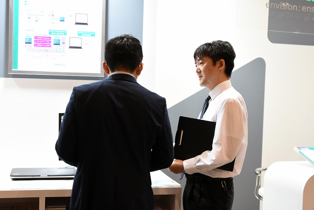 CEATEC JAPAN 2017 アンリツブースの様子