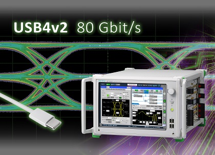 80 Gbit/sデータ転送を実現した「USB4® Version 2.0」レシーバテスト