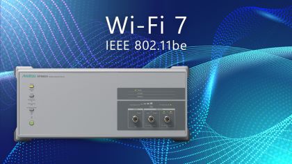 WLAN用測定器がWi-Fi 7 2x2 MIMOのRF送受信特性評価に対応 | アンリツ