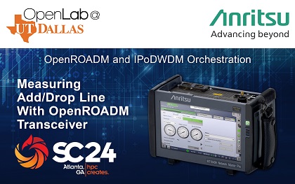 テキサス大学ダラス校と協業し、国際会議SC 24でOpenROADM と