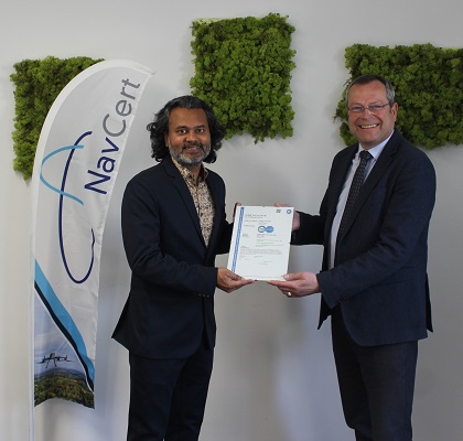 Anritsu eCall Test Solution MX703330E Certified by NavCert as a CEN EN16454-compliant PSAP Simulator