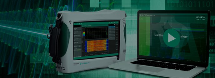 Video real time spectrum analyzer ms2090a