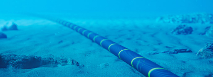 Submarine Optical Networks, Submarine cable
