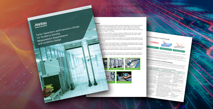 White paper factor separation and evaluation design for terahertz sensing: measurement requirements and condition design