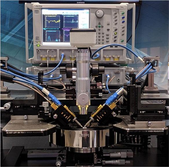 Interconnect test using vector network analyzers