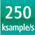 250 ksamples/s